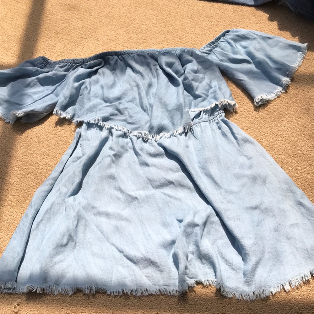 Ruffle Off-the-Shoulder Dress